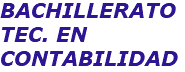BACHILLERATO TEC. EN CONTABILIDAD